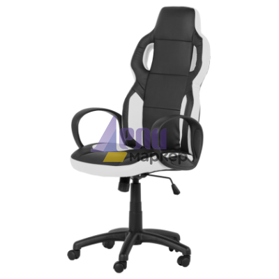 Геймърски стол Carmen 7510 - черно-бял