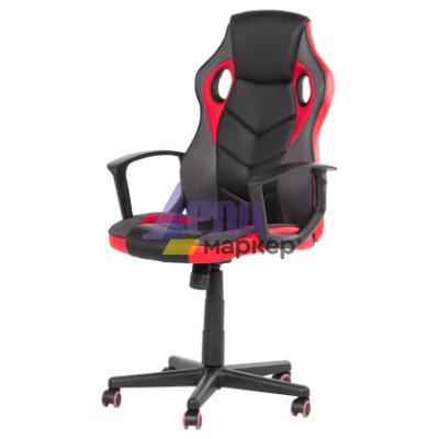 Геймърски стол Carmen 7519 - черно-червен