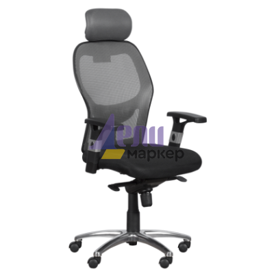 Ергономичен стол Carmen 7520 - черен - сив