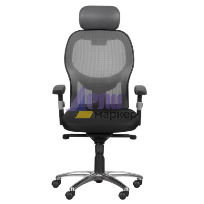 Ергономичен стол Carmen 7520 - черен - сив