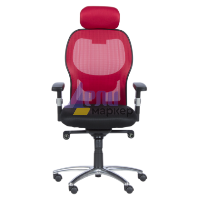 Ергономичен стол Carmen 7520 - черен - червен