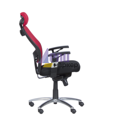 Ергономичен стол Carmen 7520 - черен - червен