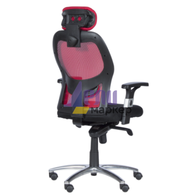 Ергономичен стол Carmen 7520 - черен - червен