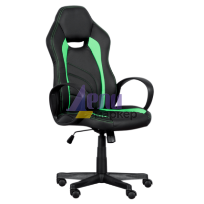 Геймърски стол Carmen 7525 - черно-зелен