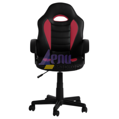 Работен стол Carmen 7526 - черно-червен