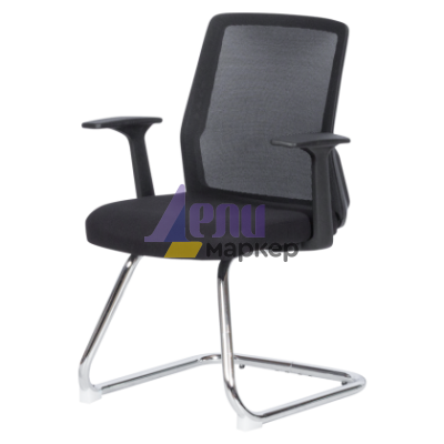 Посетителски стол Carmen 6006 - черен