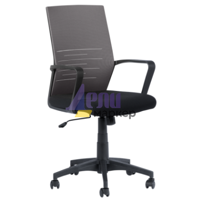 Работен офис стол Carmen 7041 - черен - сив