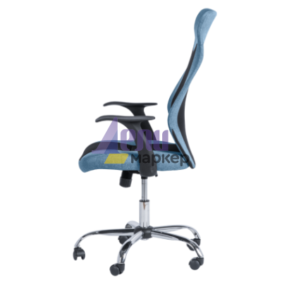 Президентски офис стол Carmen 7528 - син