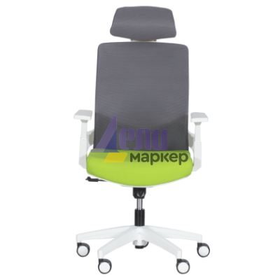 Президентски офис стол Carmen 7546 - зелен-сив