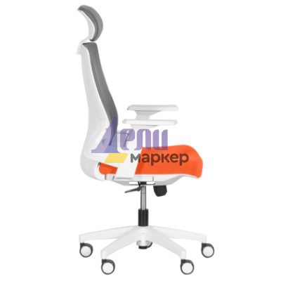 Президентски офис стол Carmen 7546 - оранжев - сив