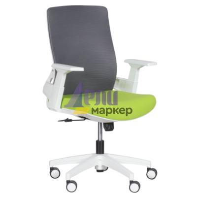 Работен офис стол Carmen 7547 - зелен-сив