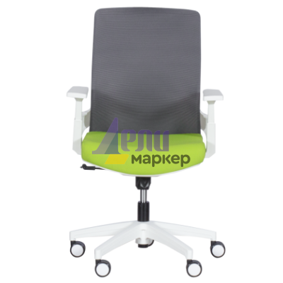 Работен офис стол Carmen 7547 - зелен-сив