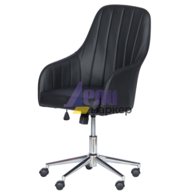 Офис кресло Carmen 2016 еко кожа - черен