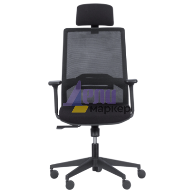 Президентски офис стол Carmen 7566 - черен