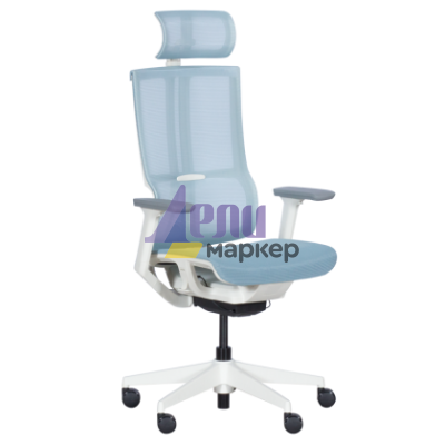 Ергономичен стол Carmen 7574 - светлосин