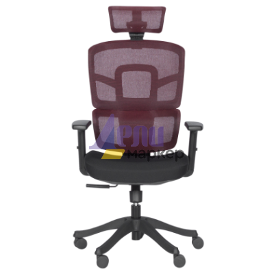 Ергономичен стол Carmen 7582 - червен-черен