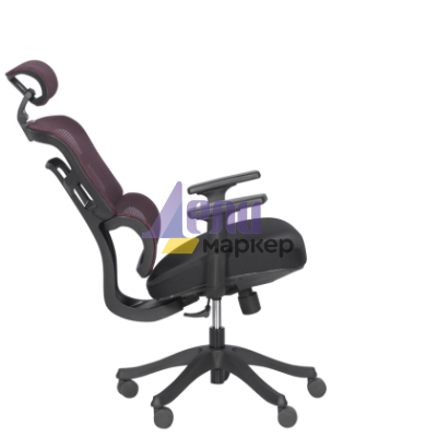 Ергономичен стол Carmen 7582 - червен-черен