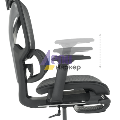 Ергономичен стол COLMAR - черен