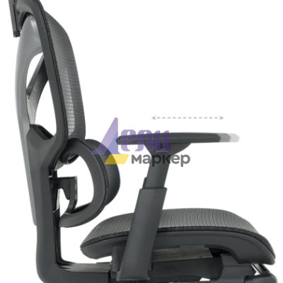 Ергономичен стол COLMAR - черен