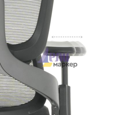 Ергономичен стол METZ - черен