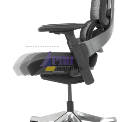 Ергономичен стол METZ - черен