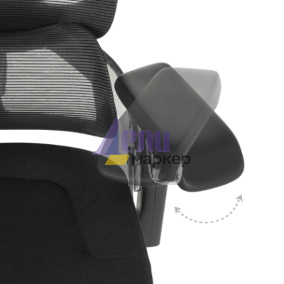 Ергономичен стол DOLE - черен