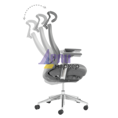 Ергономичен стол BADEN - сив