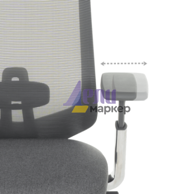 Ергономичен стол BADEN - сив