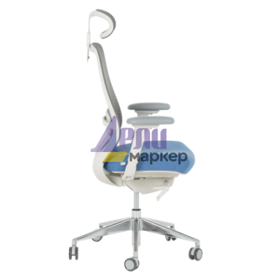 Ергономичен стол GLAND - син-сив