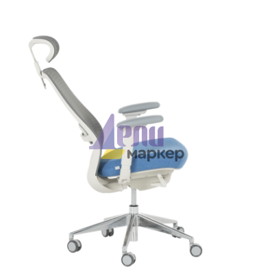 Ергономичен стол GLAND - син-сив