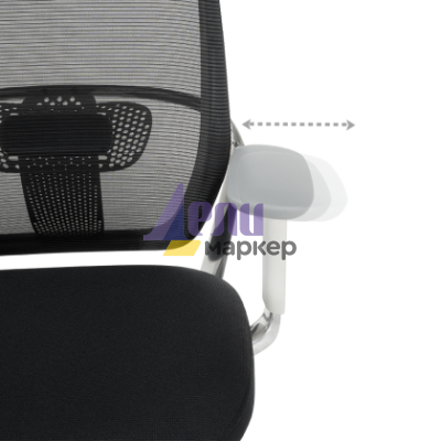 Ергономичен стол VAUD W - черен