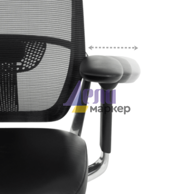 Ергономичен стол VAUD LUX - черен