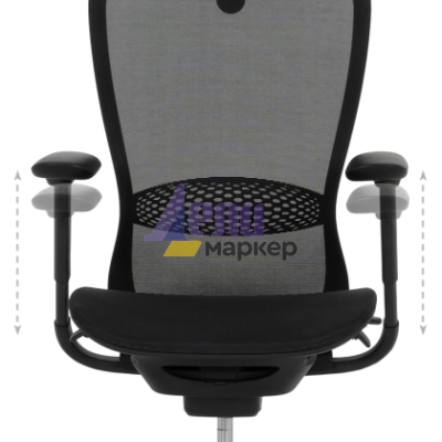 Ергономичен стол STANS - черен