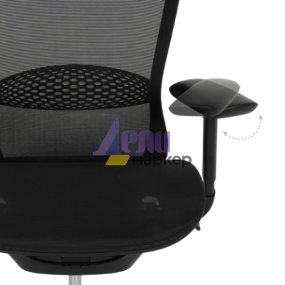 Ергономичен стол STANS - черен