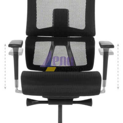 Ергономичен стол FRANCA - черен