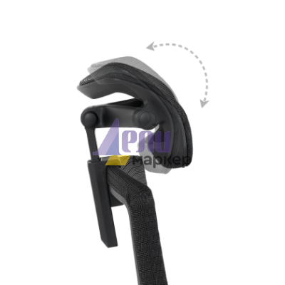 Ергономичен стол FRANCA - черен