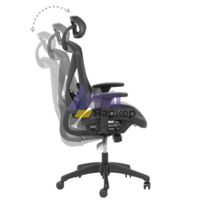 Ергономичен стол CAEN - черен