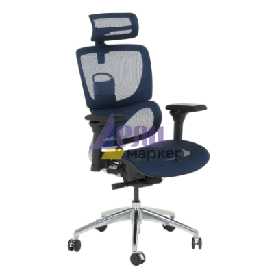 Ергономичен стол CALGARY - син