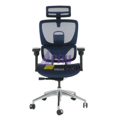 Ергономичен стол CALGARY - син