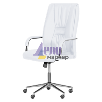 Президентски офис стол Carmen 6500-1 - бял