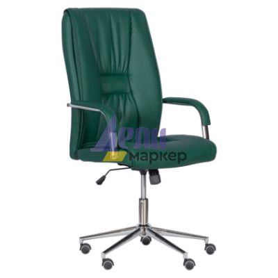 Президентски офис стол Carmen 6500-1 - маслено зелен