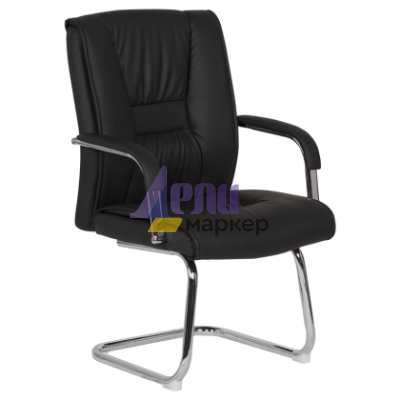 Посетителски стол Carmen 6540 - черен LUX