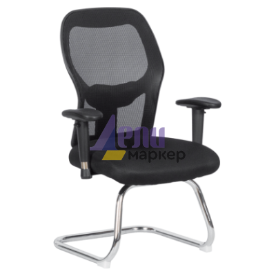 Посетителски стол Carmen 7620 - черен