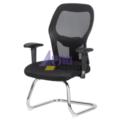 Посетителски стол Carmen 7620 - черен