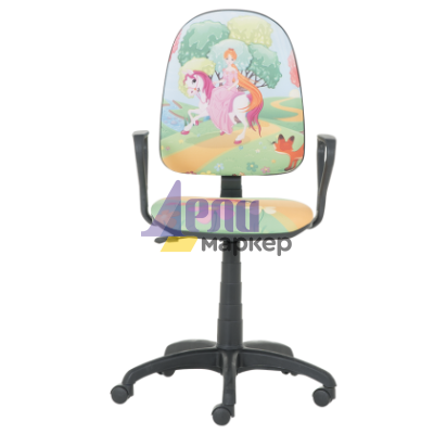 Детски стол Prestige с подлакътници - принцеси