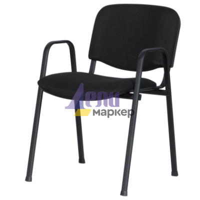 Посетителски стол Carmen 1137 LUX - черен