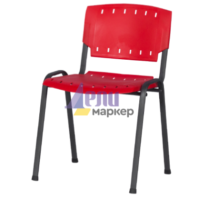 Посетителски стол Prizma - червен