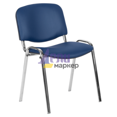 Посетителски стол Carmen 1135-1 LUX - тъмносин N