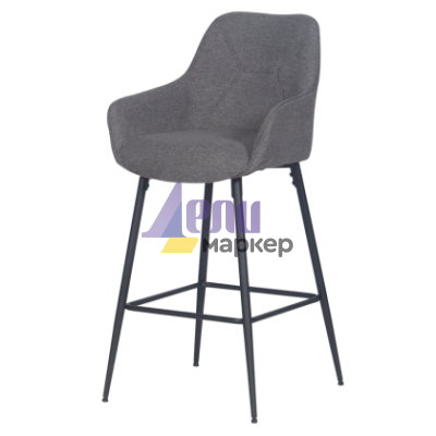 Бар стол MERTON - тъмносив CM