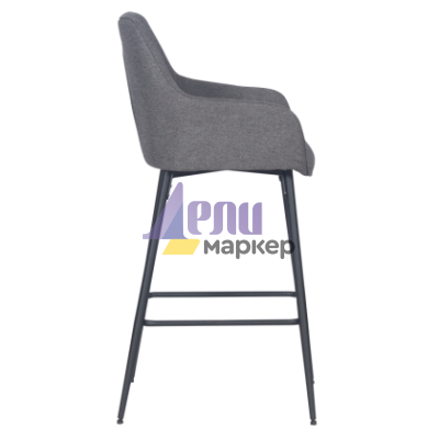 Бар стол MERTON - тъмносив CM
